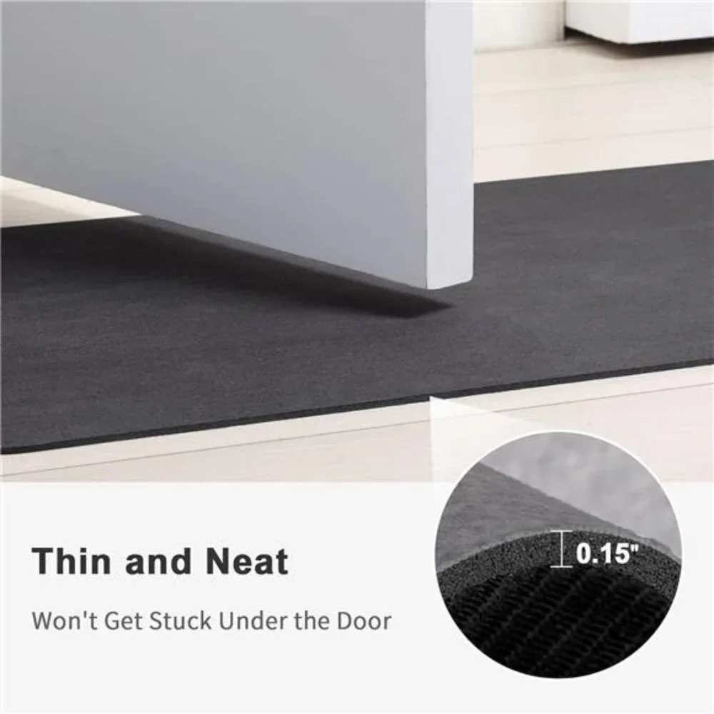Bath Mat Rug, Super Absorbent Quick Dry Non-Slip Thin Bathroom Rugs, Easy Clean